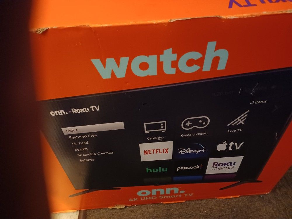 ONN 4K UHD Smart TV New Open Box!!!!!!