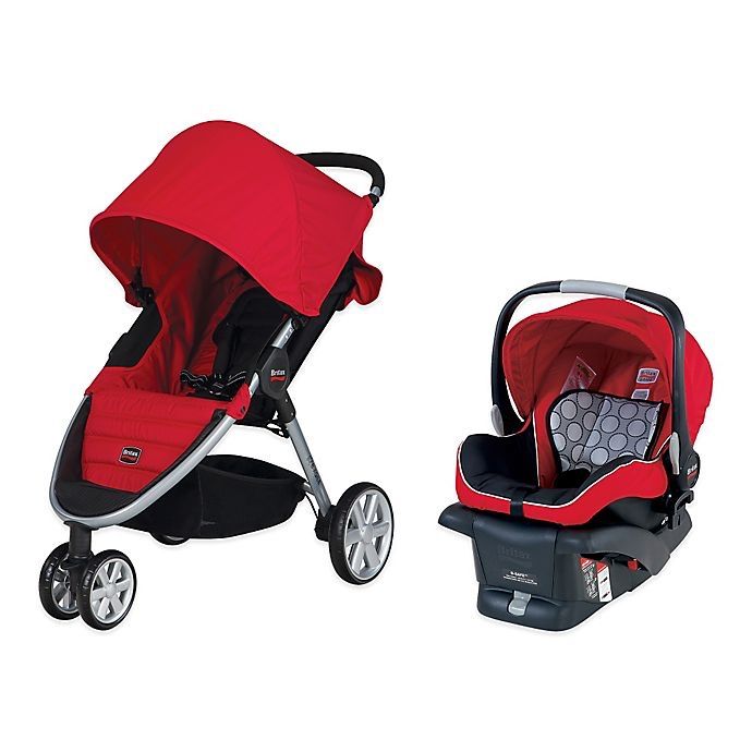 Britax B-Agile Stroller & B-Safe 35 Infant Car Seat travel system