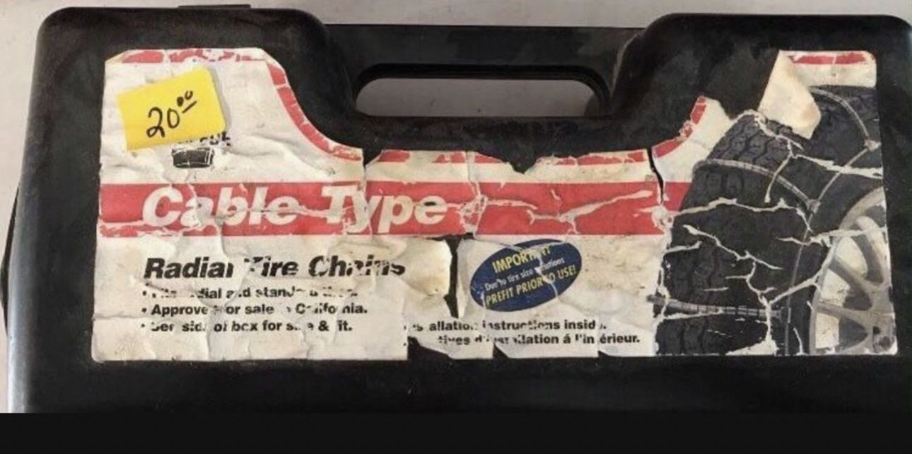 NEW Cable Type Radial Tire Chains
