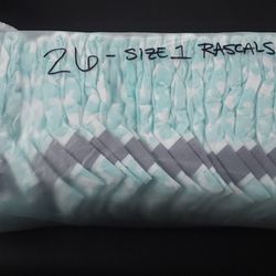 26 Rascals Size 1 Diapers