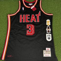 Dwyane Wade Miami Heat Legacy Jersey Mitchell & Ness Hardwood Classic XL NBA NWT