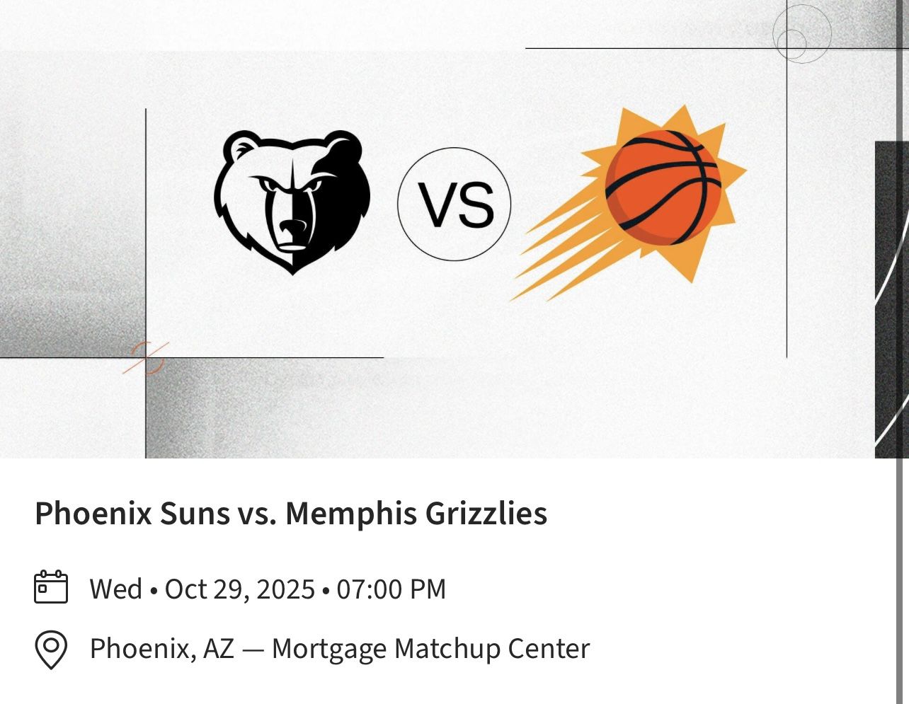 Suns Vs Grizzlies