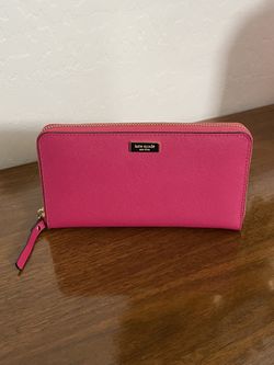 Kate Spade Pink Zip Around Wallet