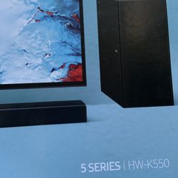 Samsung HW-K550 Sound Bar/subwoofer
