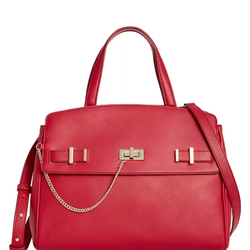 Womens I.N.C international red medium satchel purse