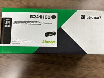 Lexmark B241H00 Black High-Yield Toner – 6,000 Pages (5 boxes)