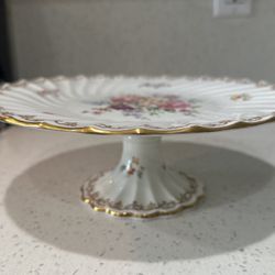 Vintage Crown Staffonshire Cake Stand