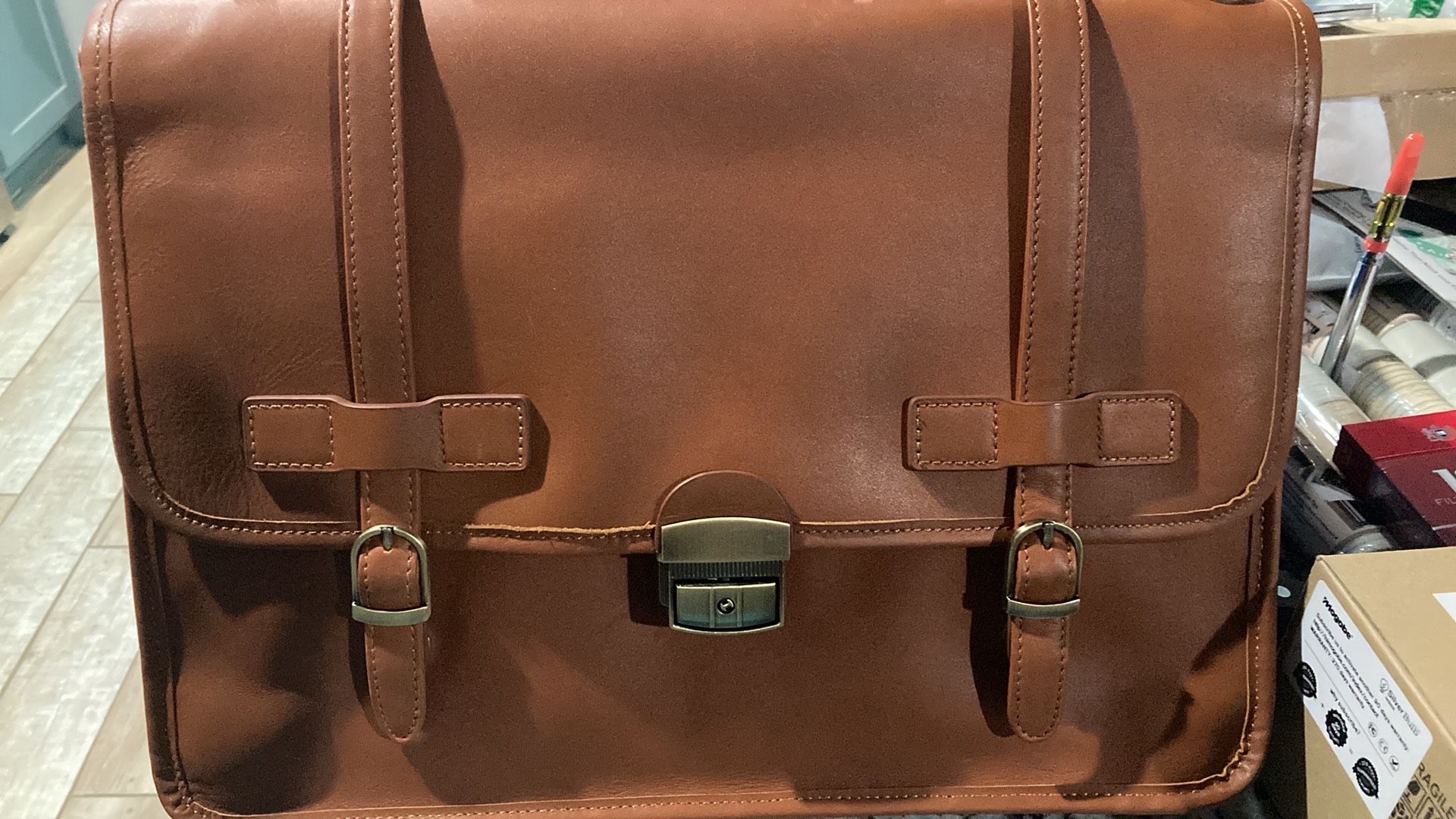 Leather Briefcase 