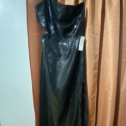New Black Sequin Dress