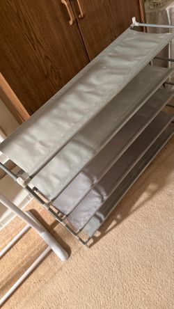 3-Tier Fabric Shoe Rack Organizer