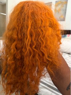 16” inch Lacefront Ginger wig