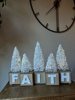 FAITH Christmas Tree Block Set
