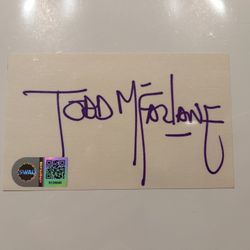 Todd McFarlane (Spawn Comic Book Creator) Autograph SWAU Authenticated