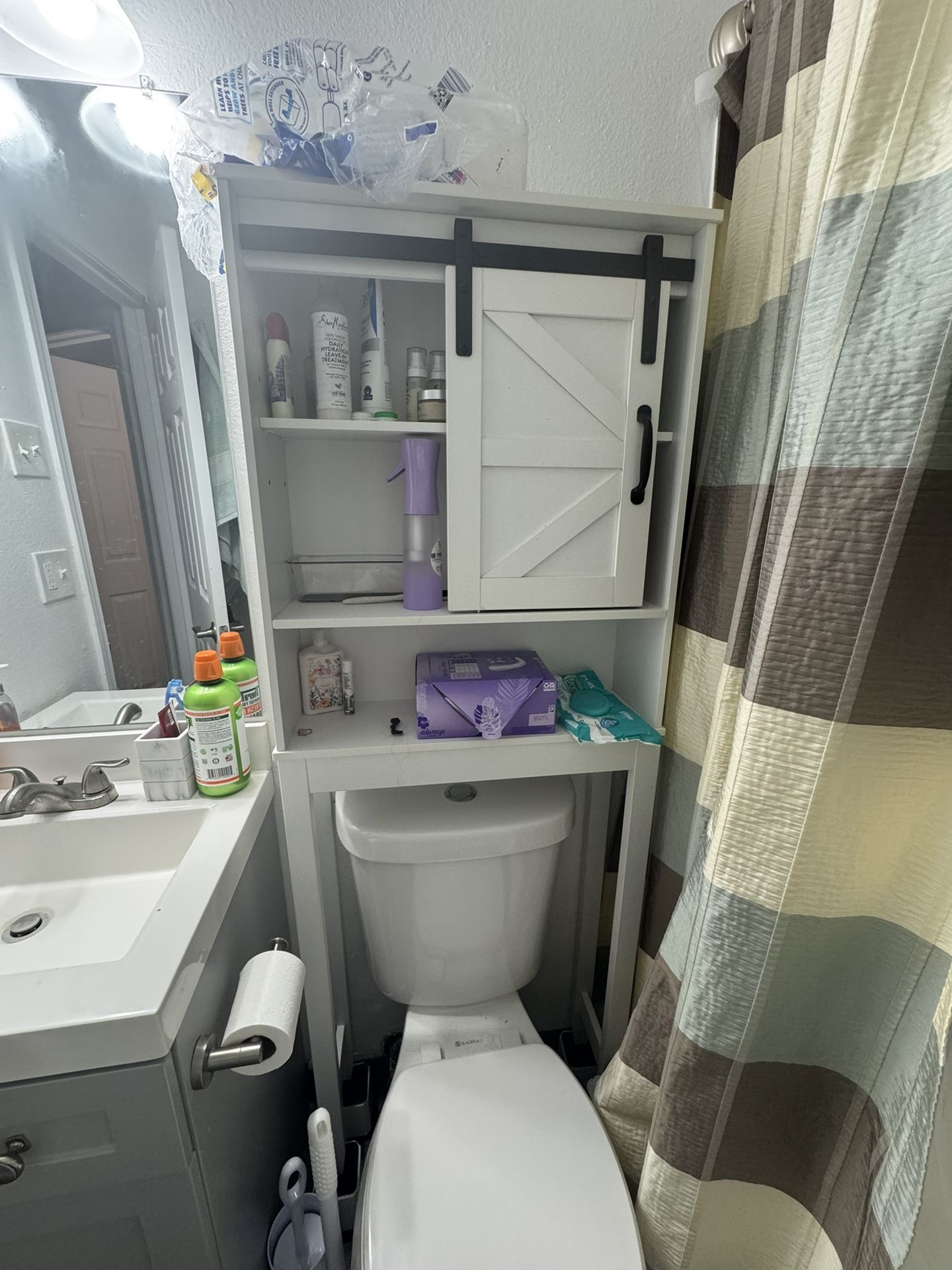 Over The Toilet Storage