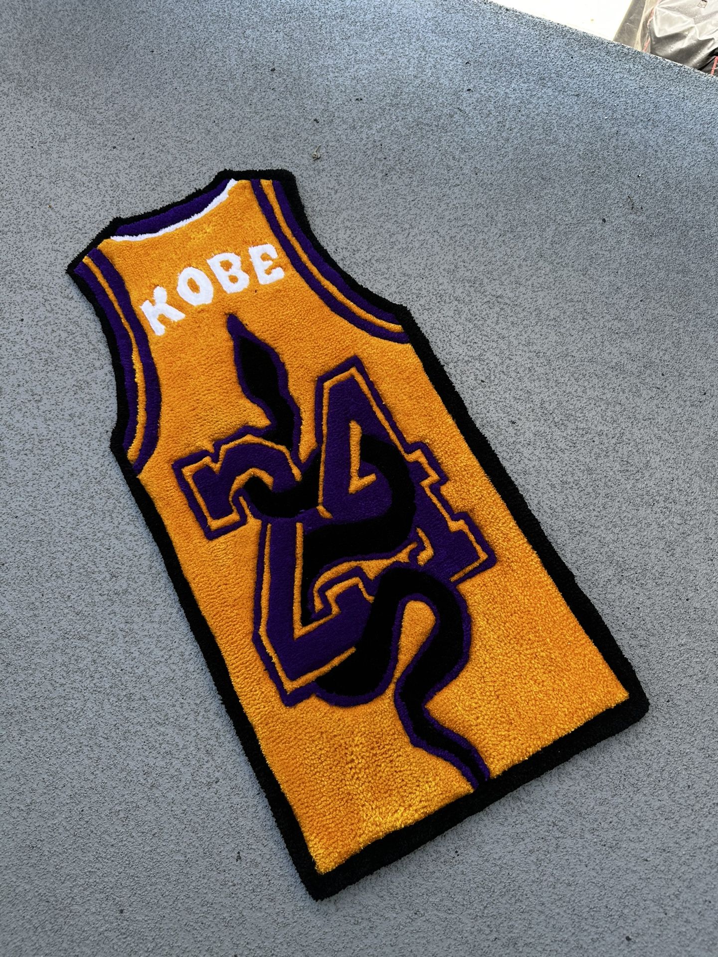 Tufted Kobe Bryant Jersey Rug