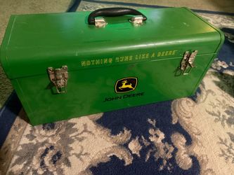 John Deere Metal Toolbox