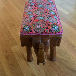 Elephant Footstool