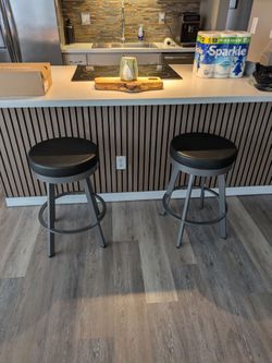 Modern Bar Stools (Two)