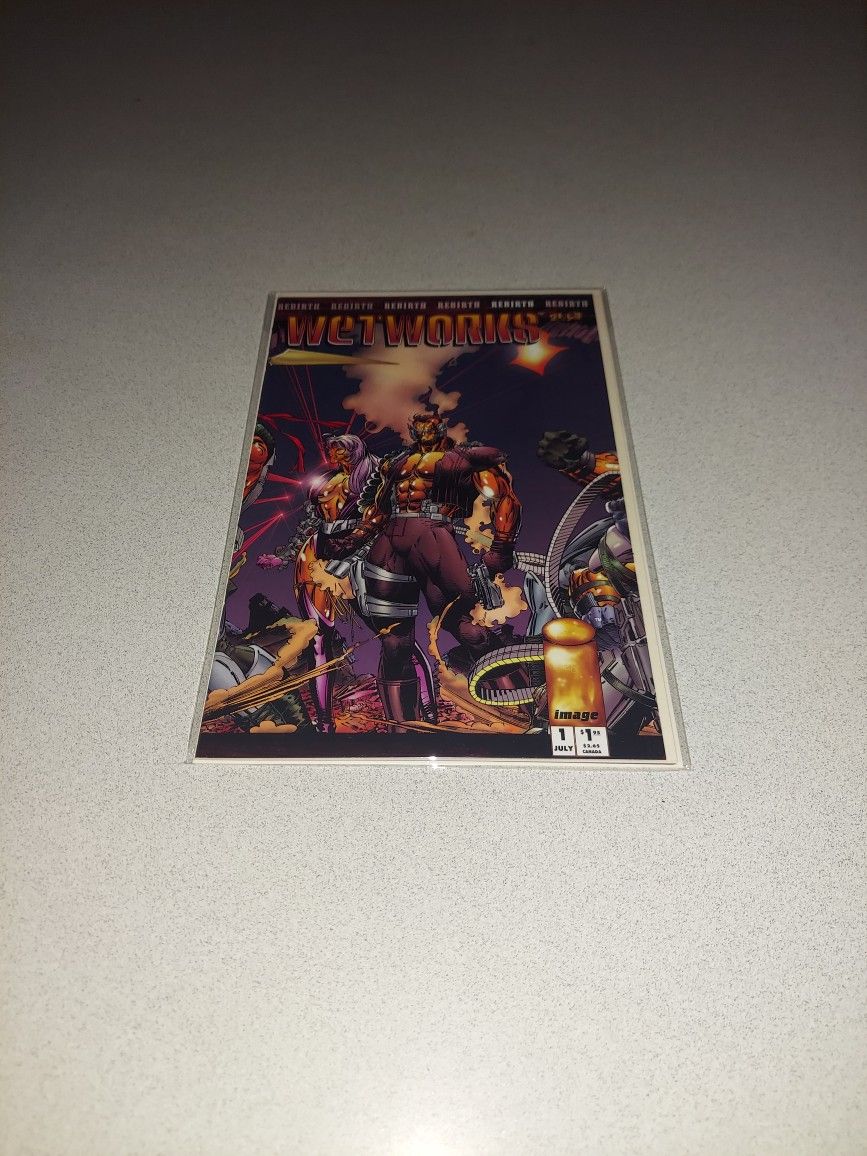 1994 WET WORKS #1 COMIC BAGGED AND BOARDED 