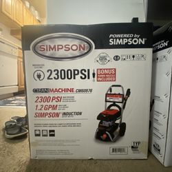 ELECTRIC BRAND NEW 2300 psi PRESSURE WASHER 