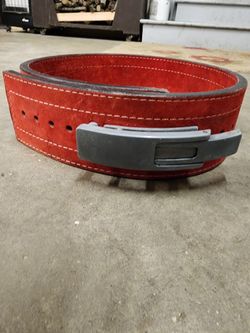 INZER Lifting Belt - Lever - Custom Red