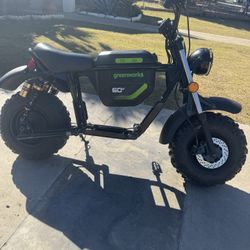 Green Works  60v Mini Bike 