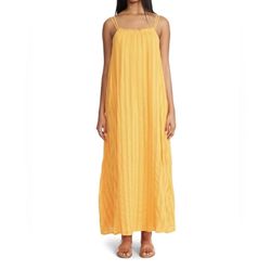 Brand new woman’s BB Dakota brand Yellow Flowget About It Maxi dress  up for sale 