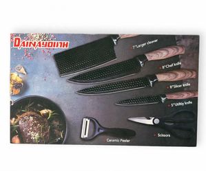 6pcs kitchen knives set, new
