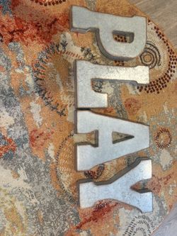 Metal Letters PLAY