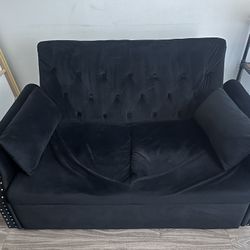 Black/ Gothic Pullout Couch 