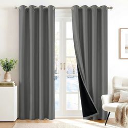 100% Blackout Curtains52W x 84L, 2 Panels