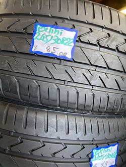 245-30-22 3 Tires Good Price $85 Each One.