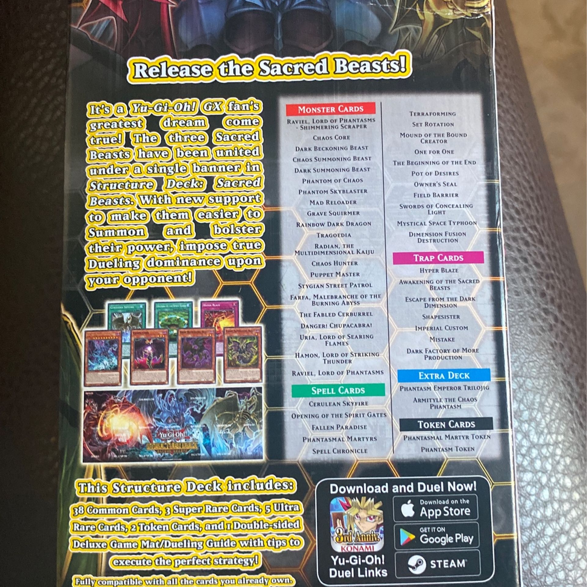 Yugioh Structure Deck Sacred Beasts