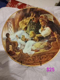 Goldilocks and the Three Bears Collector Plate