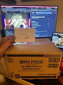 One Piece Card Game The Time of Battle Booster Case