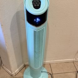 Kismile 40” Teal Portable Oscillating Quiet Tower Fan 3 Modes and 8 Wind Speed Setting,