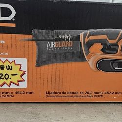 New RIDGID 18 in. BELT SANDER