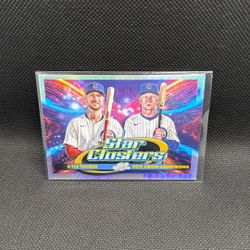 2025 Topps Chrome Cosmic - Star Clusters Pete Crow-Armstrong And Kyle Tucker