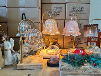Glass Flower Table Lamps 1 piece