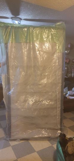 Twin Bed Frame, Box Spring, Unused Mattress Topper