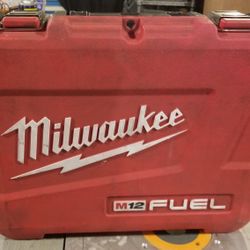 Milwaukee M12 Fuel 2454-22 3/8 ” Hex Impact Driver HARD CASE ONLY