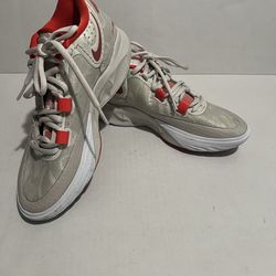 Nike Kyrie 8 Light Bone  Picante Red Sneakers Size 7.5 Worn inside 1 time