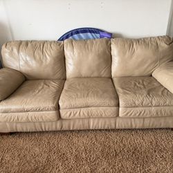 Leather 3 Seat Sofa Couch
