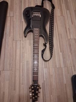 Schecter Hellraiser C-7 7-String Electric Guitar - Gloss Black