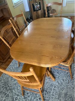 Dining room  table and china buffet