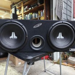 JL Audio 12" Subs In Ground Shaker Ported Box