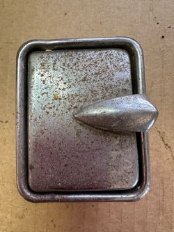 Vintage Stainless Steel Automobile Ashtray GM