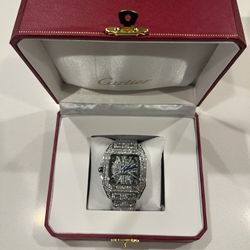 Moissanite Cartier Skeleton ( Passes Diamond Tester)
