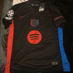 Men’s Medium Nike Barcelona Raphinha 24/25 Away Jersey