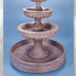 Silvestri Co. 3 Tier With A Pond Fountain 